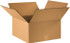 Made in USA HD16168DW Heavy-Duty Corrugated Shipping Box: 16" Long, 16" Wide, 8" High