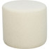 LIFESTYLE SOLUTIONS INC. Lifestyle Solutions 510A001SNO  Gareth Fabric Ottoman, 17inH x 19inW x 19inD, Ivory