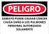 AccuformNMC Sign: Rectangle, "Peligro - Asbesto Puede Causar Cancer" SPD22RC