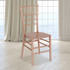 FLASH FURNITURE LEROSEM  HERCULES Series Resin Stackable Chiavari Chair, Rose Gold