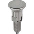 KIPP K0632.113903 M6x0.75, 10mm Thread Length, 3mm Plunger Diam, Locking Pin Knob Handle Indexing Plunger