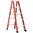 Louisville FS1310HD 10-Step Fiberglass Step Ladder: Type IAA, 10' High