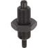 KIPP K0345.02412AO 3/4-16, 42mm Thread Length, 12mm Plunger Diam, Hardened Locking Pin Knob Handle Indexing Plunger