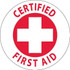 AccuformNMC Pack of 25 Certified First Aid, Hard Hat Labels HH35R