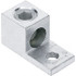 Panduit LAMA350-38-QY Square Ring Terminal: Non-Insulated, 6 AWG, Lug Connection