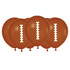 AMSCAN 110547  Latex Football Balloons, 12in x 12in, 6 Balloons Per Pack, Set Of 6 Packs