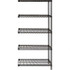 Quantum Storage AD63-1824BK-5 Wire Shelving: Use With 1630 Built-In Combination Lock