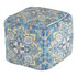 GFH ENTERPRISES INC. Anji Mountain AMBPF011-1818  Cosmic Charlie Pouf Ottoman, Blue/Yellow