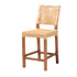 WHOLESALE INTERIORS, INC. bali &amp; pari 2721-12814 bali & pari Lesia Counter Stool, Natural Brown/Walnut Brown