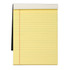 TOPS BUSINESS FORMS TOPS 99714  Docket Gold Premium Writing Pad, 8 1/2in x 11 3/4in, Legal Ruled, 70 Sheets, Canary