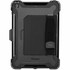 Keep your iPad protected while in the office, traveling or on a remote job site with this Targus SafePort Rugged Case. The 2-piece overmolded shell features shock-absorbing TPU to offer protection against impacts, while the detachable neoprene hand strap provides a comfortable hold on your device while you work.  Compatible with 10.2in iPad (7th generation) (sold separately).  Meets MIL-STD-810G standards for military-grade drop testing from up to 4ft.  IP54-certified design for dust and water resistance.  2-piece overmolded shell with shock-absorbent TPU offers rugged protection.  Integrated bezel-free screen protector shields your display from dirt, debris and scratches.  Silicone plugs are designed to cover audio and power ports when not in use.  Built-in stand offers 1-handed opening.  Detachable hand strap is integrated into the sliding handle to provide a comfortable grip.  Window on the back allows the logo to shine through.  Equipped with an integrated Apple Pencil/stylus holder (sold separately).  Backed by the manufacturers 2-year limited warranty.