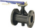 NIBCO NLFF35F Manual Flanged Butterfly Valve: 3" Pipe, Lever Handle