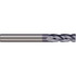 Micro 100 AECM-0815-3X Corner Radius End Mill: 8 mm Dia, 22 mm LOC, 1.5 mm Radius, 3 Flutes, Solid Carbide