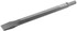 Made in USA 5203 Hammer & Chipper Replacement Chisel: Flat, 1" Head Width, 18" OAL, 1" Shank Dia