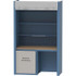 LISTA CS2200/1-AL-BB Combination Storage Cabinet: 60-1/4" Wide, 29-3/4" Deep, 99-3/8" High
