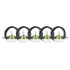 PowerSmith PTLH54S-60M Temporary String Lights; Cord Length (Feet): 50.00 ; Guard Material: Metal ; Cord Type: Non-Adjustable ; Cord Color: Black