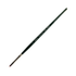 SILVER BRUSH LIMITED Silver Brush 2502S-2  Ruby Satin Series Short-Handle Paint Brush 2502S, Size 2, Bright Bristle, Synthetic, Multicolor