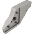 Iscar 3367531 LOGIQFGRIP Style TGTBQ, 61mm Blade Height, 150.5mm OAL, 64mm OAH, Indexable Cutoff Blade Tool Block