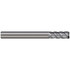 Micro 100 VHS-250-5-020K Corner Radius End Mill: 1/4" Dia, 1/2" LOC, 0.5 mm Radius, 5 Flutes, Solid Carbide