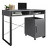 Complete work projects or school assignments comfortably on this 42-inch Realspace Bexler desk. The mobile filing cart with a tray on the top offers ample storage for documents and office supplies, while the metal frame provides strength and stability. A cord management system helps organize cables for a neat setup. This Realspace Bexler desk features 2 open cubbies for holding frequently used items.  Metal frame provides sturdiness and durability.  Engineered wood desktop.  Cord management system helps keep your workspace organized.  Included mobile filing cart offers ample storage for files.  Assembly required.  Finished in gray and black.  Tested to meet ANSI/BIFMA Performance Standards - Manufacturer testing has been conducted on this product to meet specific performance requirements and safety standards set forth by the American National Standards Institute (ANSI) and the Business and Institutional Furniture Manufacturers.  Interested in in-home assembly? Please call our certified and insured professional assemblers 866-388-4350 today!