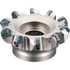 Kyocera THN04531 76.2mm Cut Diam, 25.4mm Arbor Hole, 6mm Max Depth of Cut, 45° Indexable Chamfer & Angle Face Mill