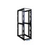 TRIPP LITE SR42BMDEXPNDNR3  42U 4-Post Open Frame Rack Cabinet 36in Depth No Sides, Drs, Roof - Rack open frame - 4-post - black texture powder coat - 42U - 19in