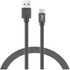 BOWER XYS-TC4204F XYST Charge and Sync USB to USB-C Flat Cable, 4 Ft. (Black) - 4 ft USB/USB-C Data Transfer Cable - First End: 1 x USB 2.0 Type C- Male - Second End: 1 x USB Type A - Male - Black
