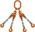 Pewag 5.5G80QOSXK/5 Chain Sling: 5' Long, Steel