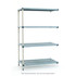 Metro AQ346G3 Plastic Shelving; Shelving Type: Add-on ; Shelf Style: Ventilated ; Shelf Type: Adjustable ; Shelf Capacity: 2000lb ; Overall Height: 62.1875in ; Overall Width: 42