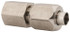 Made in USA TX 24-FC Stainless Steel Flared Tube Connector: 1-1/2" Tube OD, 1-1/2-11-1/2 Thread, 37 ° Flared Angle