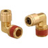 PRO-SOURCE PC69-DOT-44 Metal Push-To-Connect Tube Fittings; Connection Type: Push-to-Connect x MNPT ; Material: Brass ; Tube Outside Diameter: 1/4 ; Maximum Working Pressure (Psi - 3 Decimals): 250.000 ; Standards: DOT ; Thread Type: NPT