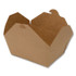 SOUTHERN CHAMPION TRAY SCT® 0731 ChampPak Carryout Boxes, #1, 4.38 x 3.5 x 2.5, Brown, Paper, 450/Carton