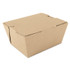 SOUTHERN CHAMPION TRAY SCT® 0731 ChampPak Carryout Boxes, #1, 4.38 x 3.5 x 2.5, Brown, Paper, 450/Carton