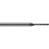 Harvey Tool 34035-C3 Ball End Mill: 0.035" Dia, 0.281" LOC, 3 Flute, Solid Carbide