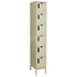 Hallowell UEL1288-6PT 1-Wide Locker: 12" Wide, 78" High, Electronic Lock