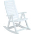 INVAL AMERICA, INC. Inval 10002  Rimax Resin Rocking Chair, White