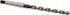 Guhring 9005510194500 Taper Shank Drill Bit: 0.7656" Dia, 2MT, 130 °, High Speed Steel