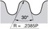 Kennametal 1743797 Laydown Threading Insert: LT22ER6RD KC5025, Solid Carbide