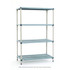 Metro MQ-182474G-S-4 Plastic Shelving; Shelving Type: Starter ; Shelf Style: Ventilated ; Shelf Type: Adjustable ; Shelf Capacity: 2000lb ; Overall Height: 74.1875in ; Overall Width: 24