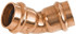 NIBCO 9043500PC Wrot Copper Pipe 45 ° Elbow: 3" Fitting, P x P, Press Fitting, Lead Free