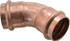 NIBCO 9043200PC Wrot Copper Pipe 45 ° Elbow: 1-1/2" Fitting, P x P, Press Fitting
