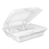 DART CONTAINER CORPORATION Dart DCC 90HT3R  3-Compartment Foam Carryout Food Containers, 8 Oz, White, Pack Of 200 Containers