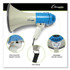 CHAMPION SPORT Sports MP12W Megaphone, 12 W to 25 W, 1,000 yds Range, White/Blue