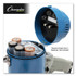 CHAMPION SPORT Sports MP12W Megaphone, 12 W to 25 W, 1,000 yds Range, White/Blue