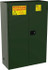 Jamco FK45-EP Flammable & Hazardous Storage Cabinets: 45 gal Drum, 2 Door, 2 Shelf, Self Closing, Green