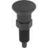 KIPP K0630.211412AO 3/4-16, 25mm Thread Length, 12mm Plunger Diam, Locking Pin Knob Handle Indexing Plunger