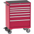 LISTA TSES900-0701-NR Steel Tool Roller Cabinet: 7 Drawers
