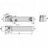 Kennametal 6080039 Indexable Grooving-Cutoff Toolholder: EVSBL2525M0516050060C, 5 to 5 mm Groove Width, 16 mm Max Depth of Cut, Left Hand