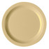 CAMBRO MFG. CO. Cambro 725CWNR133  Camwear Round Dinnerware Plates, 7-1/4in, Beige, Pack Of 48 Plates