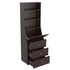 INVAL AMERICA, INC. Inval CE-6801  Computer Armoire Cabinet Workstation With Work Shelf, 15-2/5inH x 71-1/10inW x 23-2/3inD, Espresso-Wengue